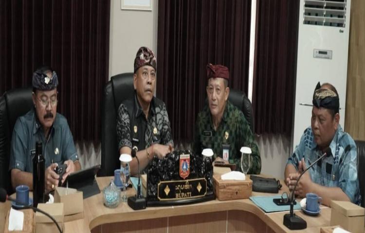 Bupati Karangasem Ikuti Entry Meeting BPK RI Pemeriksaan LKD 2025